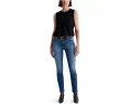 Джинсы AG Jeans Mari Mid Rise Slim Straight с зауженным силуэтом