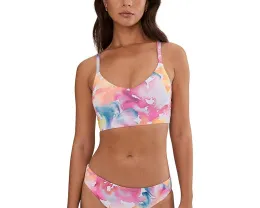 Купальник Nike Aquarelle с V-образным вырезом и принтом тай-дай