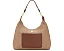 THINK ROYLN Большая сумка-хобо Seaside Satchel из рафии и кожи с двумя ремнями