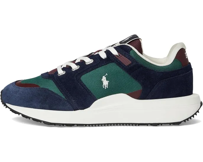 Polo Ralph Lauren Train 89 кроссовки из замши и оксфорда с цветными блоками