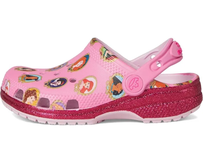 Детские сабо Crocs Disney Princess с ремешком на пятке