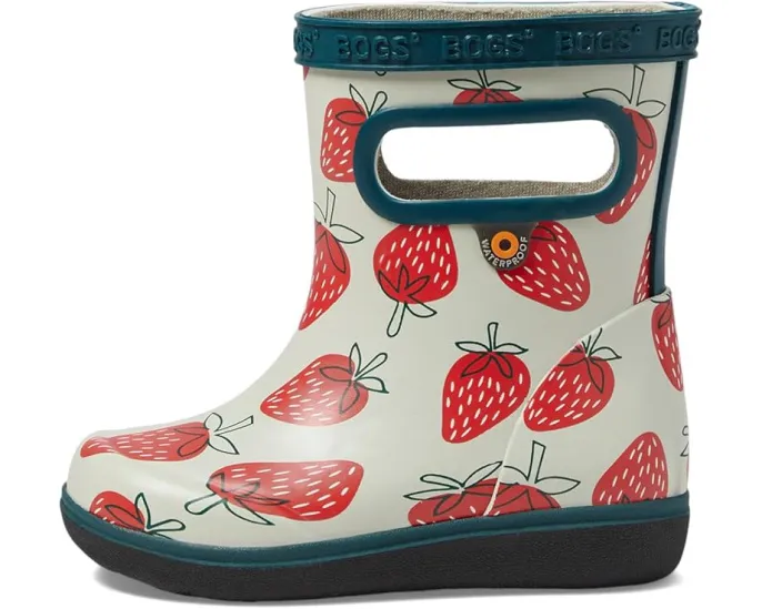Детские сапоги Bogs Skipper II Strawberries с рисунком клубники