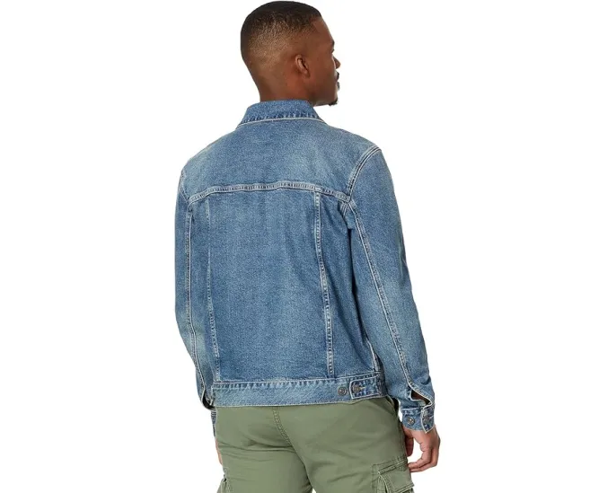 Джинсовая куртка Paige Scout с потертостями среднего оттенка