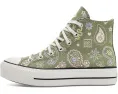 Кеды Converse Chuck Taylor All Star Lift Platform Paisley Pop с принтом