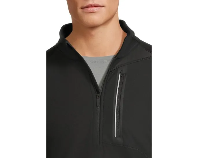 Smartwool Active Fleece Wind 1/2 Zip с ветрозащитной панелью и технологией 4-way stretch