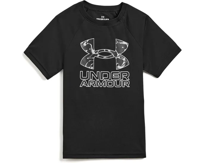 Футболка Under Armour Kids Tech Hybrid Print Short Sleeve T-Shirt для мальчиков