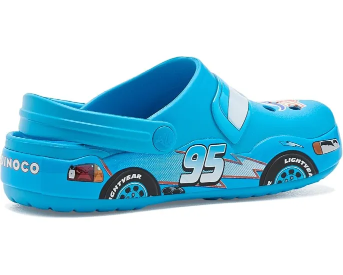 Crocs Crocband Cars Молния Маккуин светящиеся клоги для малышей