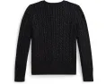 Детский кардиган Polo Ralph Lauren Kids с мелкой резинкой и металлическим эффектом