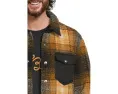 Смесовая флисовая куртка в клетку Signature Mixed Media от L.L.Bean