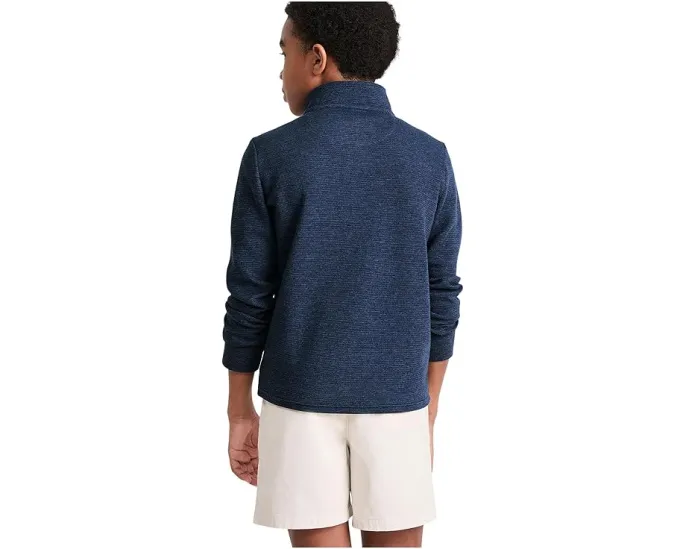 Детский свитер vineyard vines с молнией на четверть и вышивкой кита