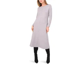 Платье миди Vince Camuto с длинным рукавом и резинкой