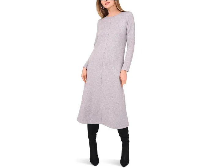 Платье миди Vince Camuto с длинным рукавом и резинкой