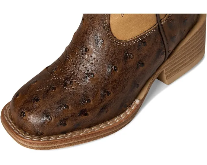 Ковбойские сапоги Walker Bumps с квадратным носком и стежками на голенище