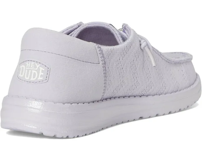 Детские кроссовки Hey Dude Kids Wendy Funk Shoelry с эластичными шнурками