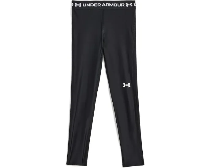 Леггинсы Under Armour HeatGear Leggings Black/White для детей