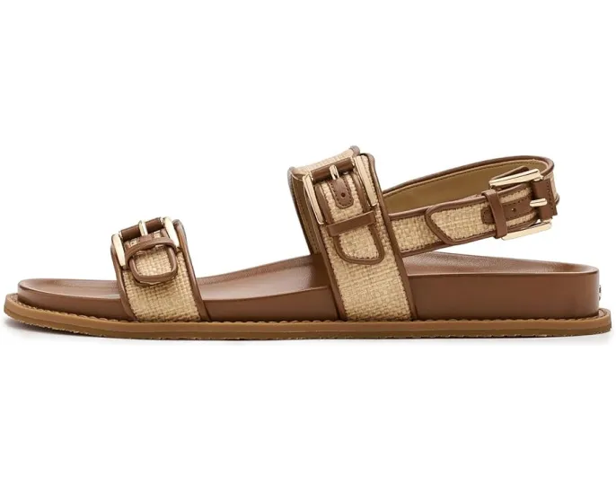 MICHAEL Michael Kors босоножки Nia Flat Sandals с формованной стелькой и пробковой подошвой