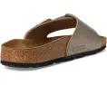 Сандалии Birkenstock Catalina Luxe Buckle с блестящим верхом Birko-Flor и пробковой стелькой