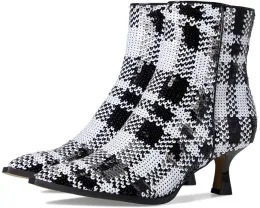 Ботильоны Blue by Betsey Johnson Louisa на небольшом каблуке с клетчатым узором