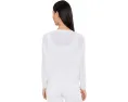 Petite Organic Linen Cotton V-neck Cardigan