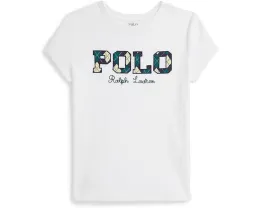 Футболка из хлопкового джерси с логотипом Polo Ralph Lauren Kids для детей постарше