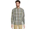 Рубашка Comfort Stretch Chambray от L.L.Bean с длинным рукавом и традиционным кроем навыпуск