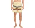 Плавки RVCA Exotica Trunk 17 с принтом