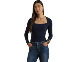 Lauren Ralph Lauren топ с квадратным вырезом из стрейч-джерси