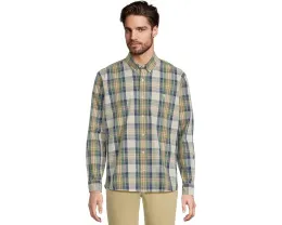 Рубашка Comfort Stretch Chambray от L.L.Bean с длинным рукавом и традиционным кроем навыпуск