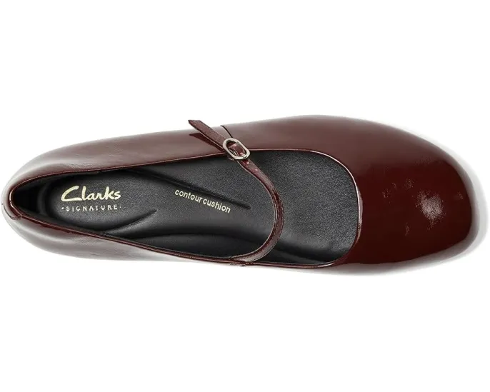 Балетки Clarks Livia Sky из мягкой кожи с регулируемой пряжкой