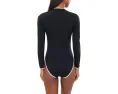 Цельнокроеный купальник Seafolly Collective с длинным рукавом и замком спереди