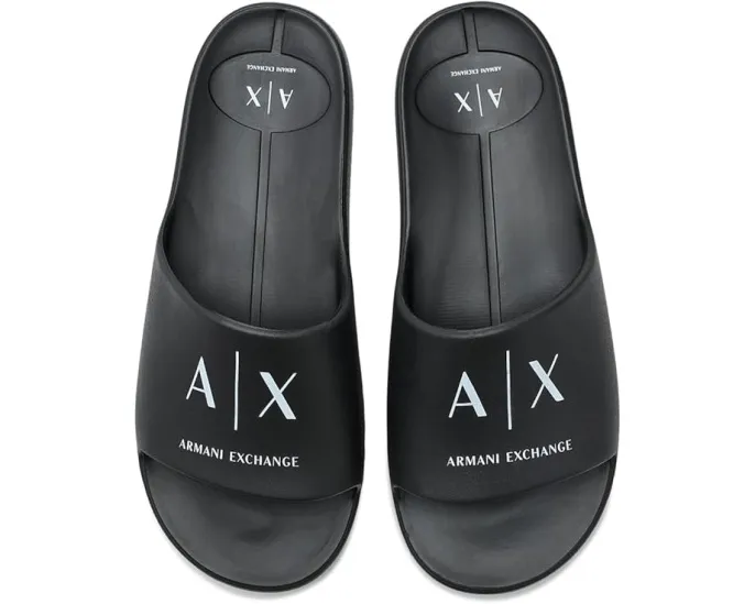 Шлепанцы Armani Exchange с логотипом