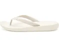 FitFlop Iqushion Textured-Strap Flip-Flops с клиновидным каблуком