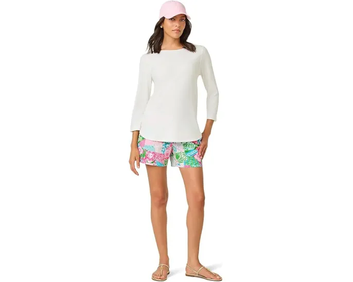 Топ Key West с рукавом 3/4 и лодочкой от Lilly Pulitzer
