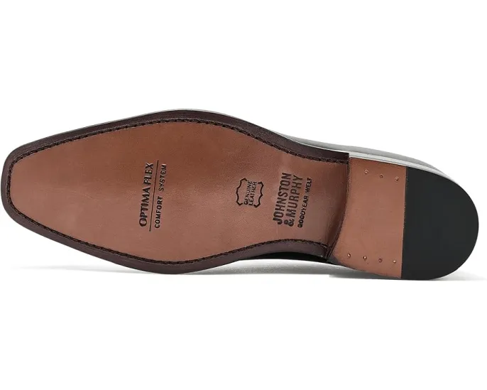 Туфли Oxford Ashton Plain Toe Johnston & Murphy из цельно зернистой кожи