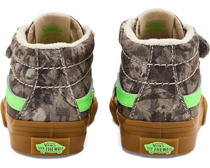 Детские кроссовки Vans Sk8-Mid Reissue V на липучках с усиленным мыском