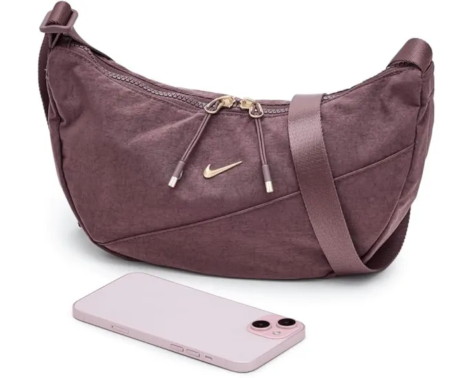 Сумка кроссбоди Nike Aura Crescent объемом 4 л с регулируемым ремнем и несколькими карманами