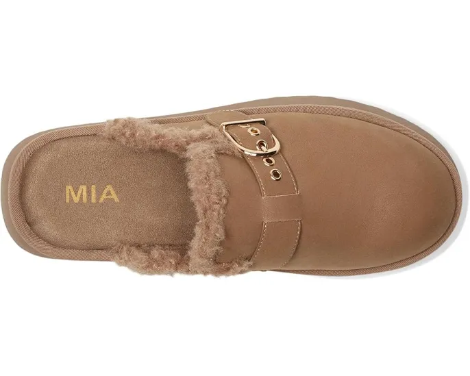 Мюли Sugary на платформе из веганской замши с пряжкой от MIA