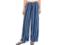 Свободные брюки Day's End Free People из льна с полоской на резинке