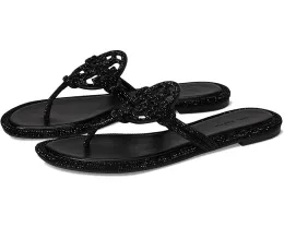 Сандалии Tory Burch Miller Knotted Pave с заклепками и стелькой из овечьей кожи