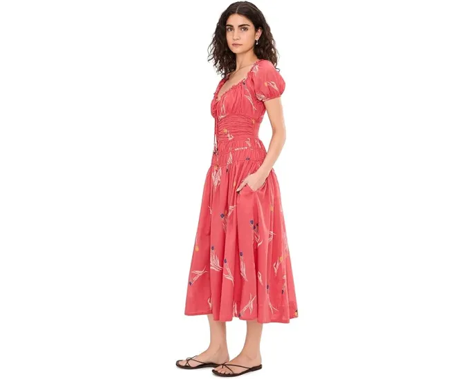 Платье миди Complete Me с асимметричной юбкой от Free People