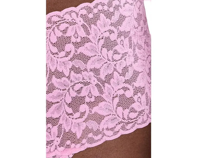 Кружевные стринги Retro Lace Thong с широкой резинкой из хлопка Supima