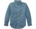 Детская рубашка Polo Ralph Lauren из хлопкового шамбри