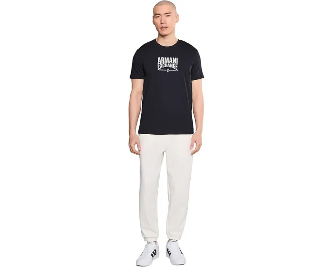 Футболка Armani Exchange с принтом 91 из хлопкового джерси