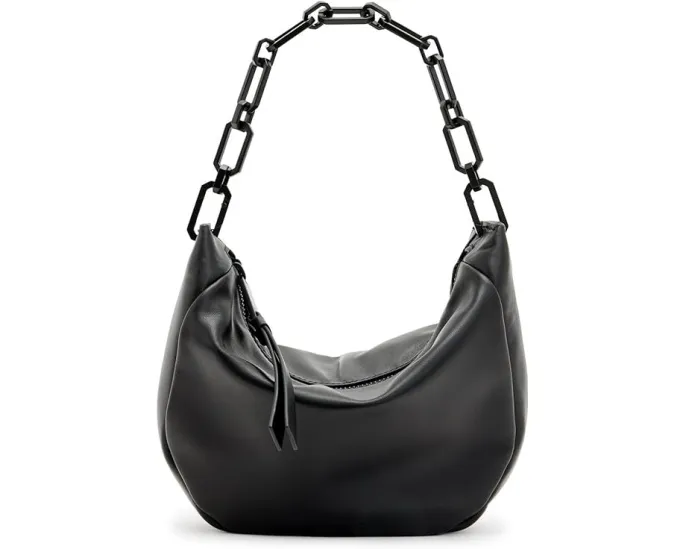 Мини-сумка AllSaints Madea Mini Chain Bag с цепочкой и бисерным декором