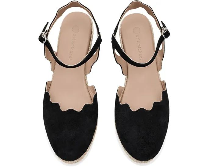 Эспадрильи Eric Michael Abilene на танкетке с ремешком на щиколотке