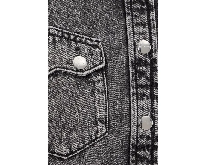 Джинсовое платье AllSaints Rock Denim с накладными карманами