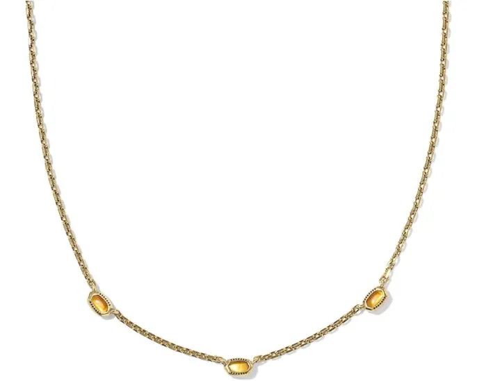 Мини-колье Mini Elisa с тремя камнями от Kendra Scott