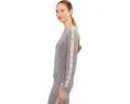 Пуловер CozyChic Ultra Lite с сердечками и полосами Barefoot Dreams