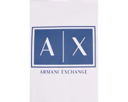 Футболка Armani Exchange Box Logo с круглым вырезом