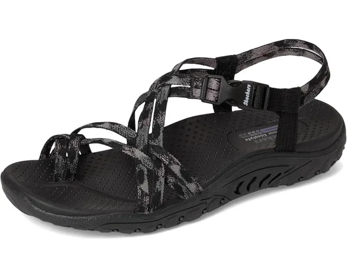 Сандалии Skechers Reggae Positive Space с технологией Stretch Fit и подошвой Reggae
